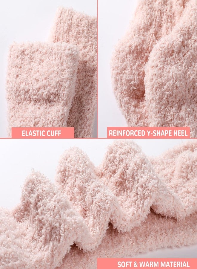 Premillow Womens Fuzzy Socks Fluffy Socks Women Winter Cozy Sock Warm Slipper Home Sleeping Sock for Women - Image 3